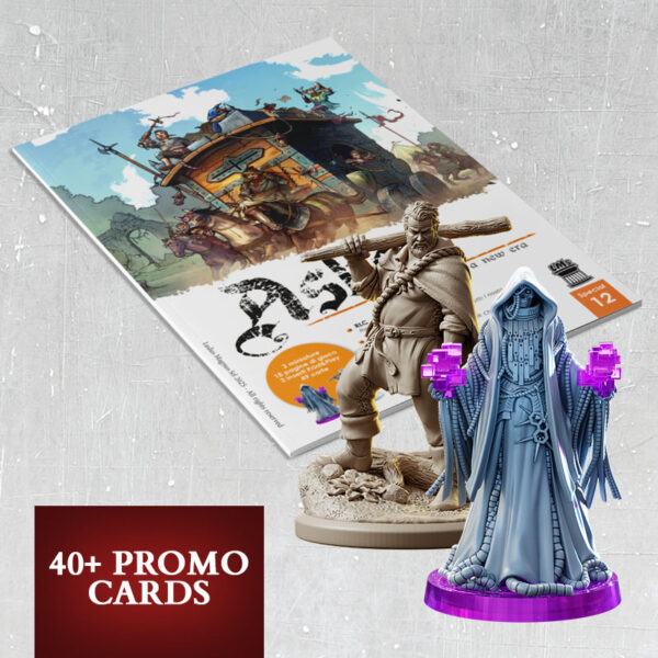 Ashes Special 12 – Essen Spiel 2025 + 2 Miniatures + 43 Promo Cards
