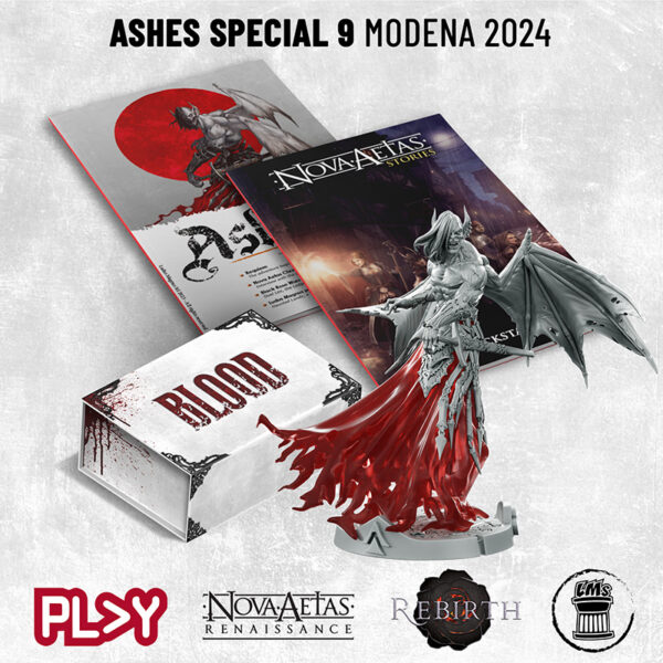 Ashes Special 9 – Modena Play 2024 + Razvan miniature bicolor PVC + Promo Card