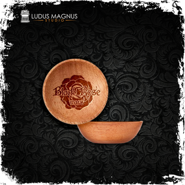 Black Rose Wars Carved Wooden Bowls
